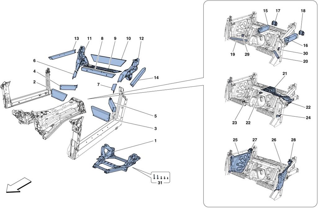 CHASSIS - STRUCTURES REAR