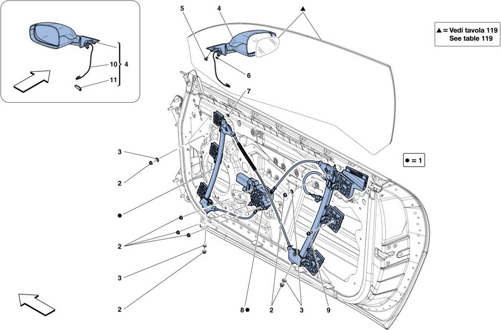 DOORS - POWER WINDOW AND SIDE-VIEW MIRRORS