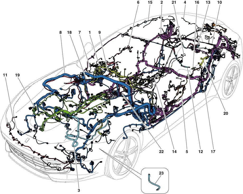 MAIN WIRING HARNESSES