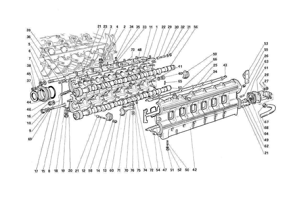 CYLINDER HEAD (LEFT)