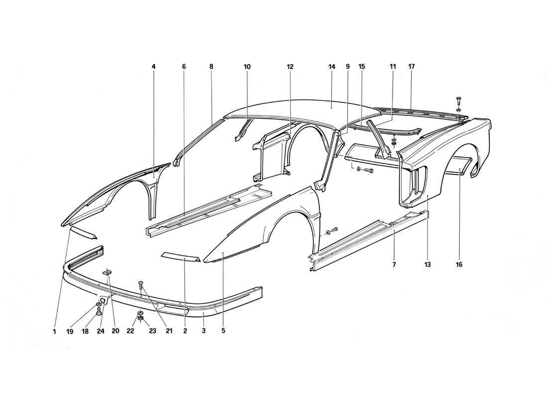 BODY - EXTERNAL COMPONENTS