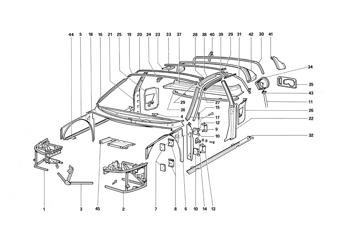 BODY - INTERNAL COMPONENTS