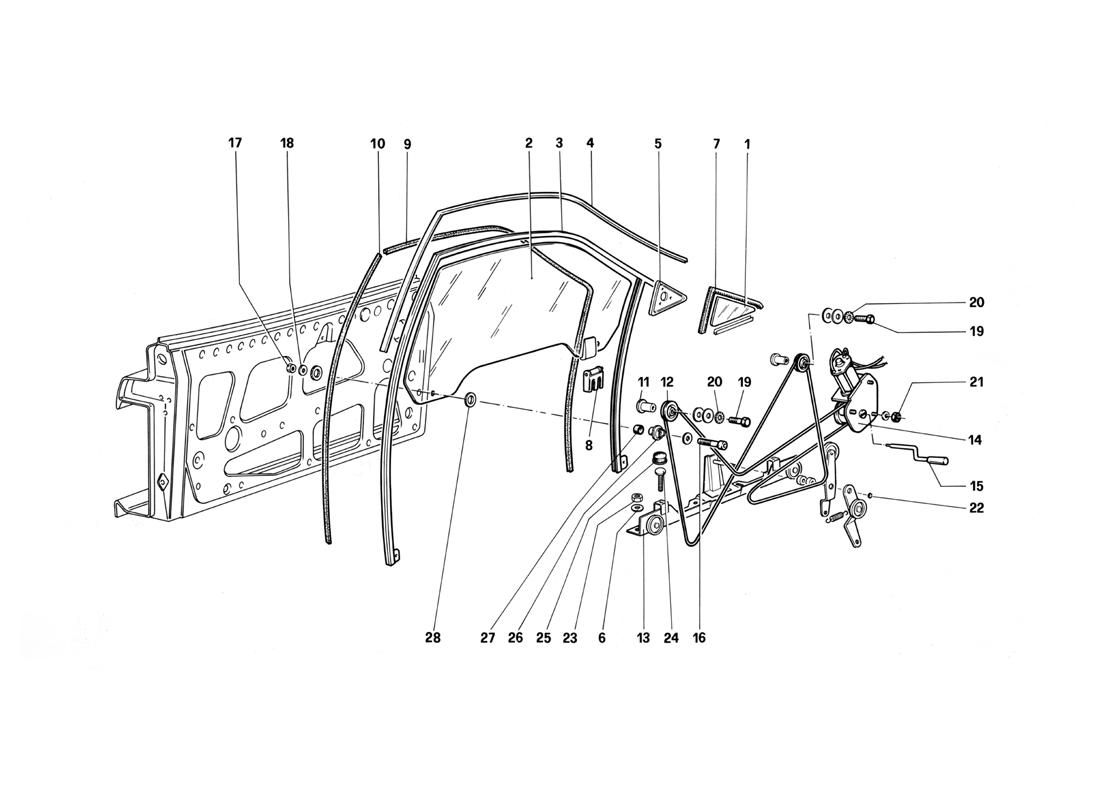 DOOR - POWER WINDOW