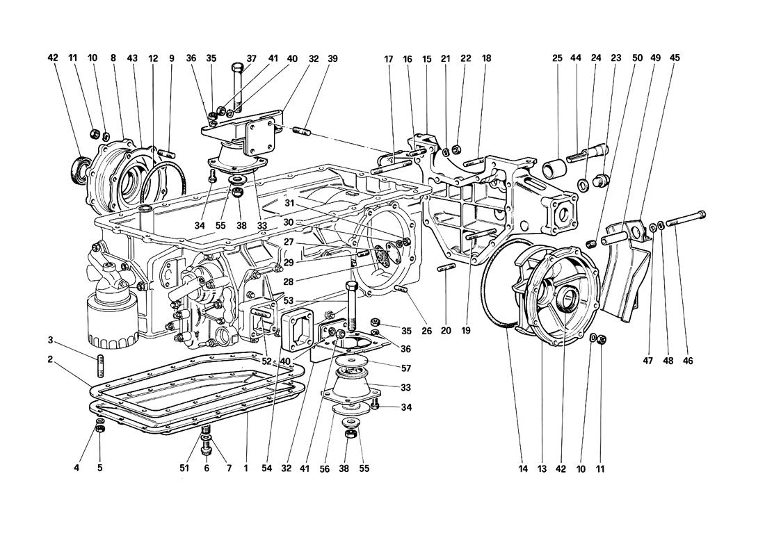 GEARBOX - MOUNTING AND COVERS