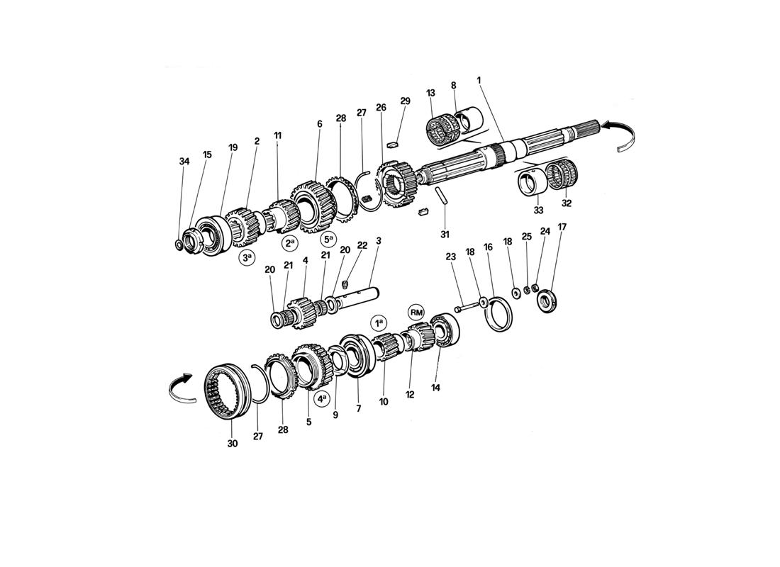 MAIN SHAFT GEARS