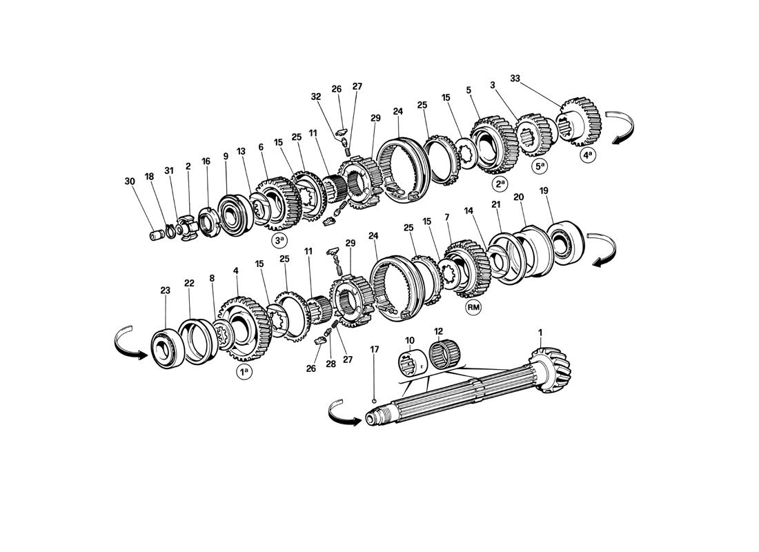 LAY SHAFT GEARS