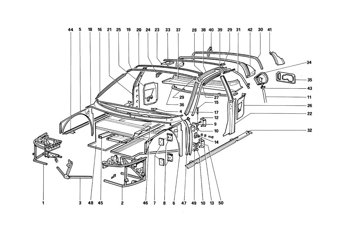 BODY - INTERNAL COMPONENTS