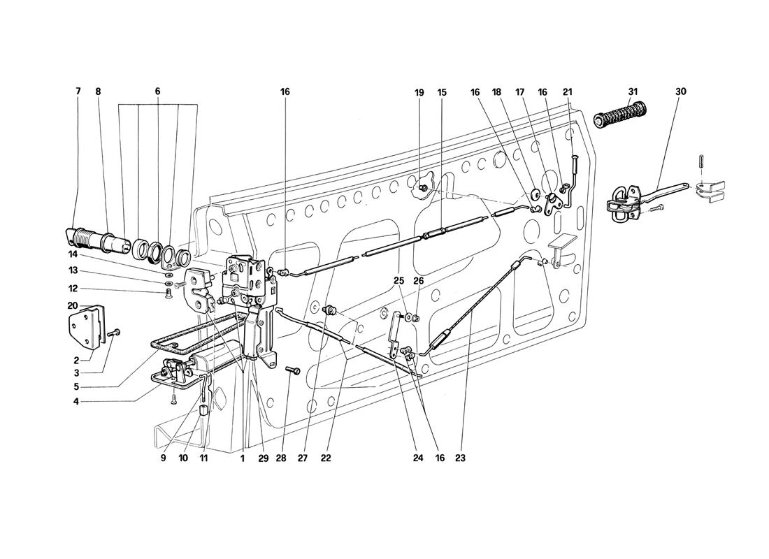 DOOR - LOCKING DEVICE