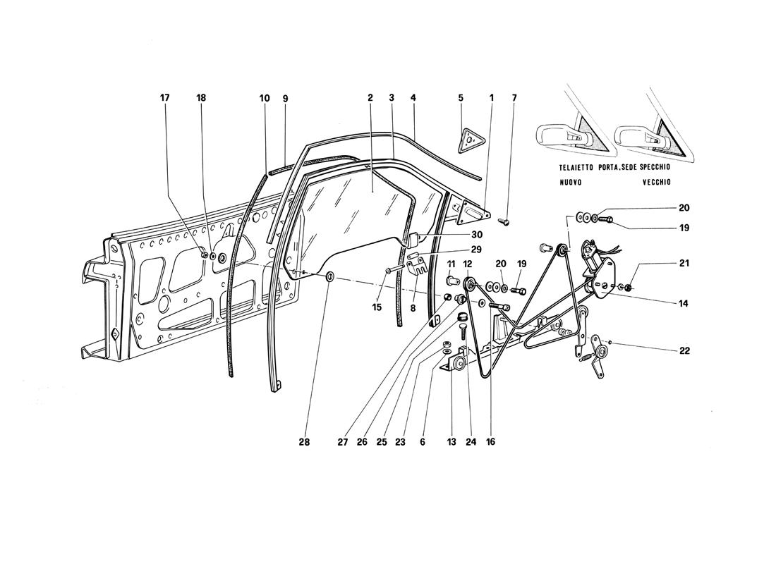 DOOR - POWER WINDOW