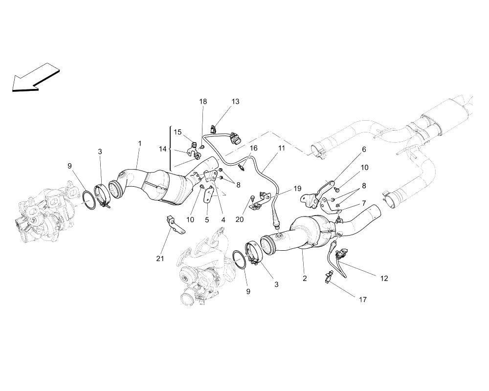 Exhaust - Pre-Catalysts and Catalysts