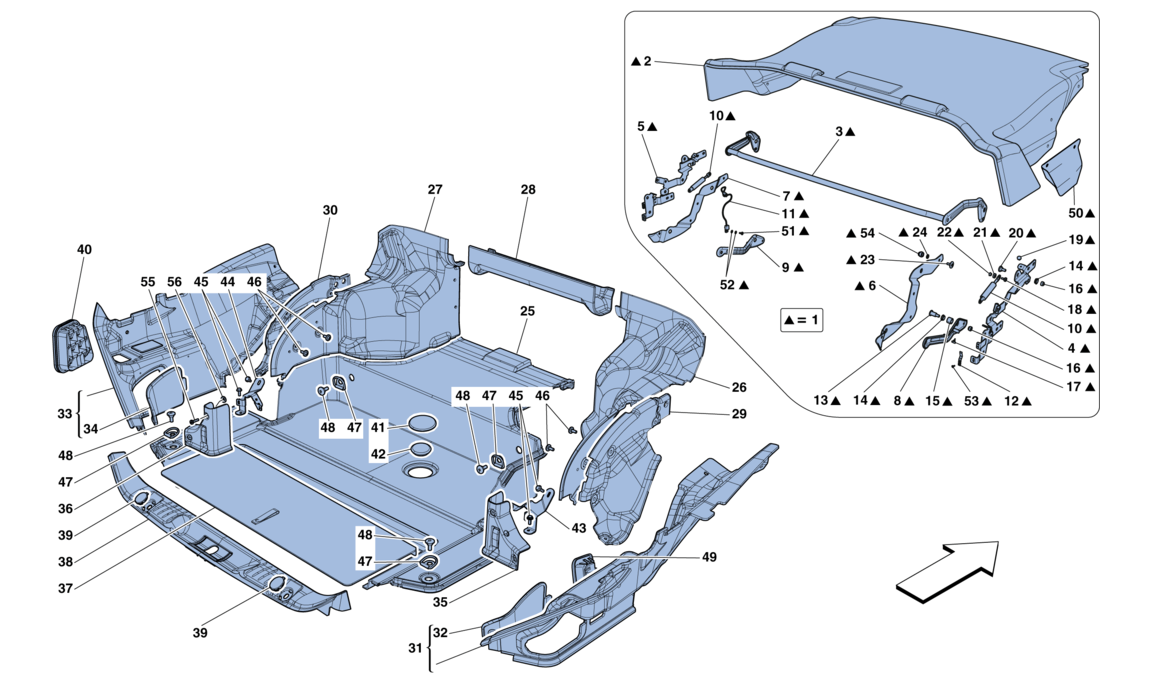 LUGGAGE COMPARTMENT MATS