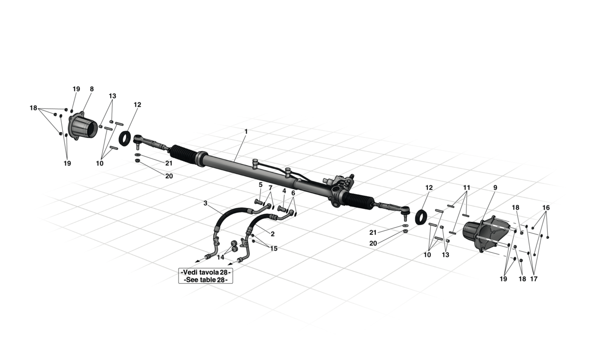 HYDRAULIC POWER STEERING BOX