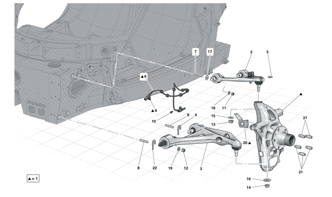 FRONT SUSPENSION - ARMS