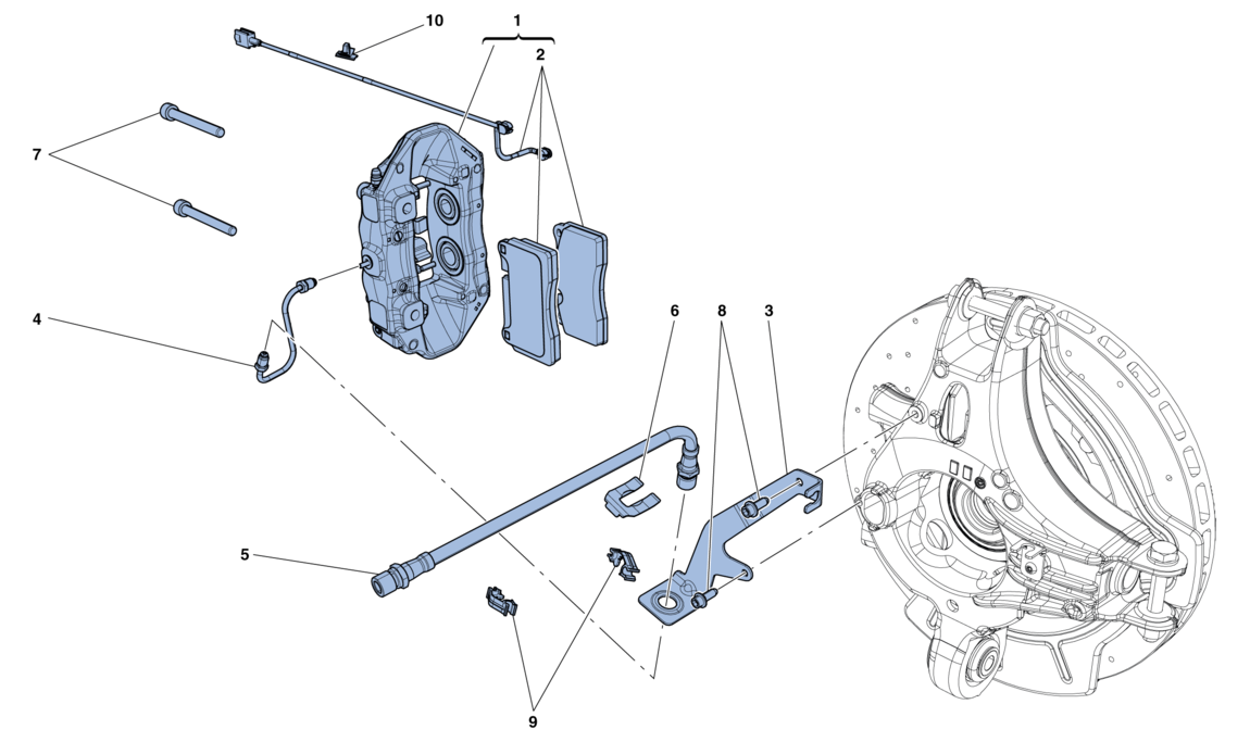 REAR BRAKE CALIPERS