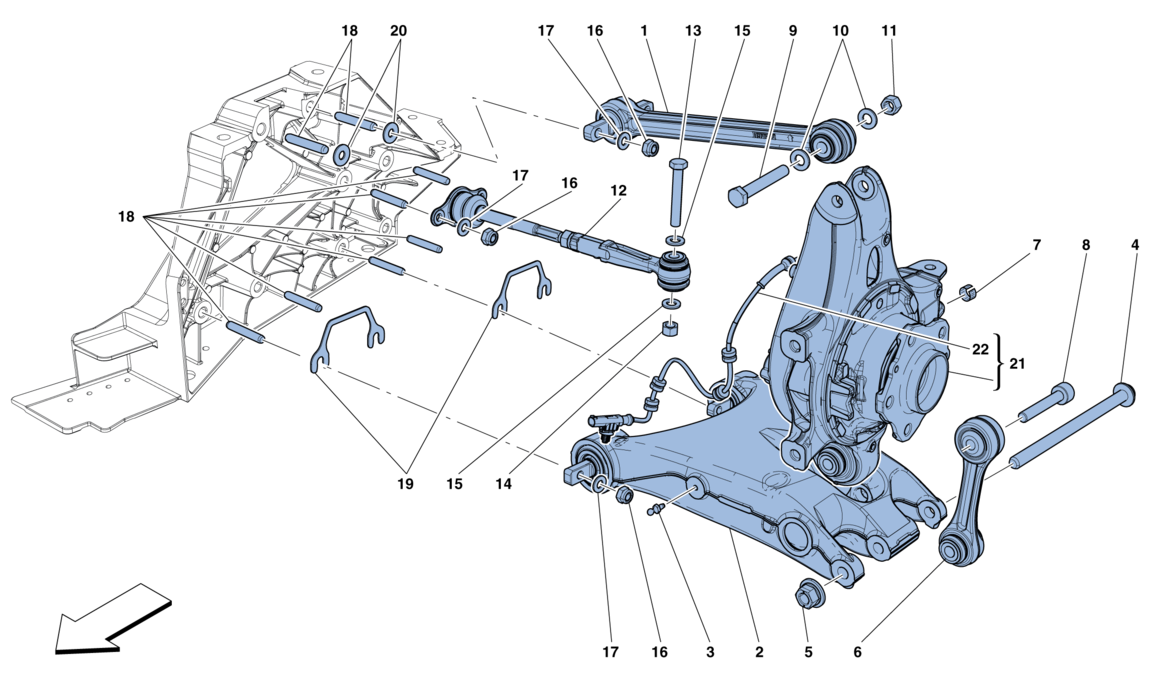 REAR SUSPENSION - ARMS