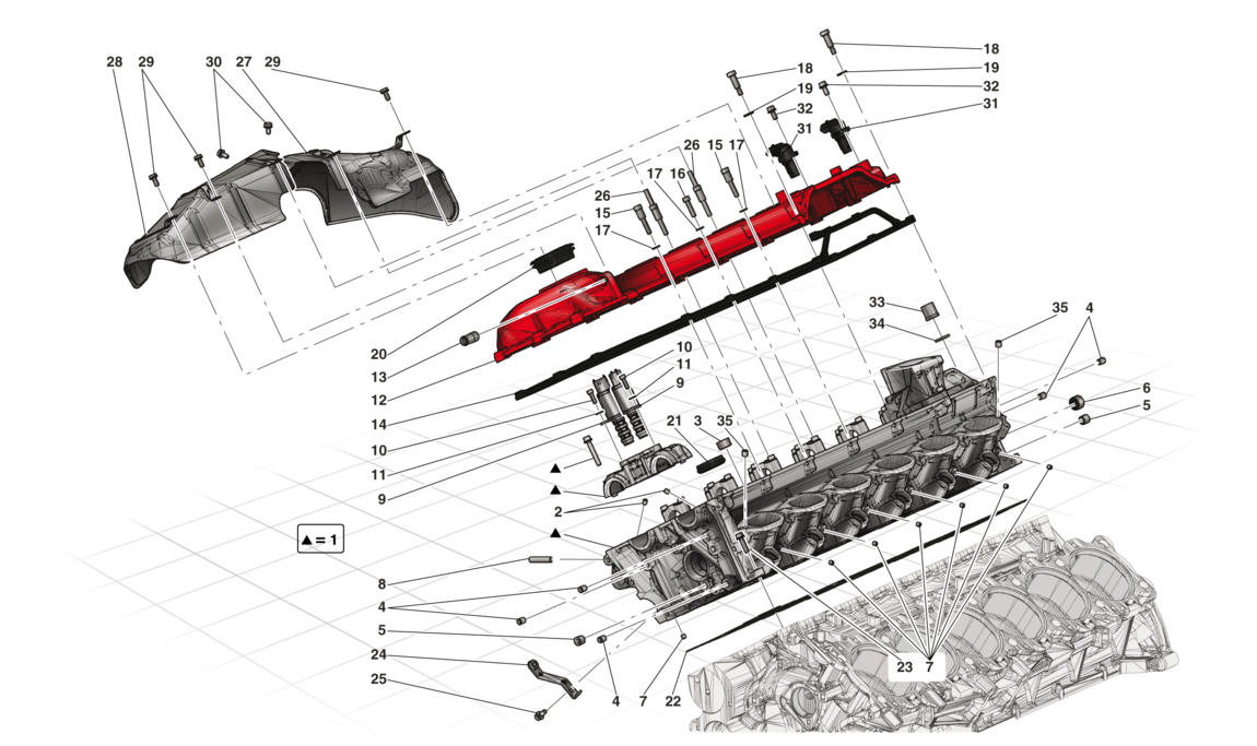RIGHT HAND CYLINDER HEAD