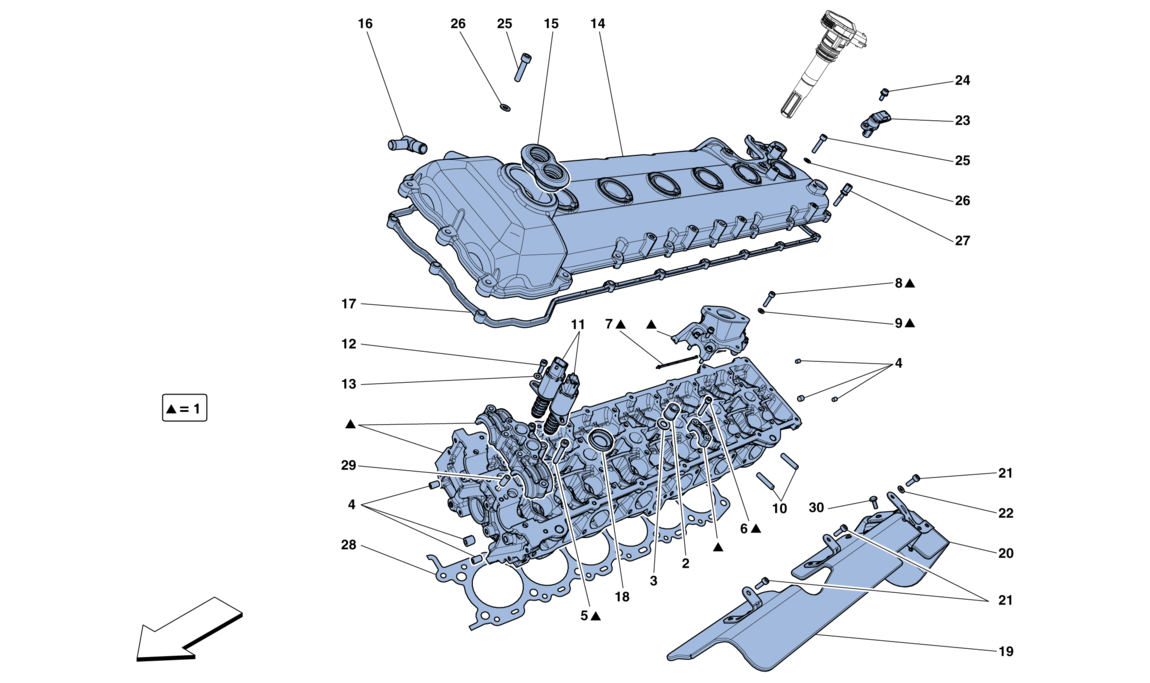LEFT HAND CYLINDER HEAD