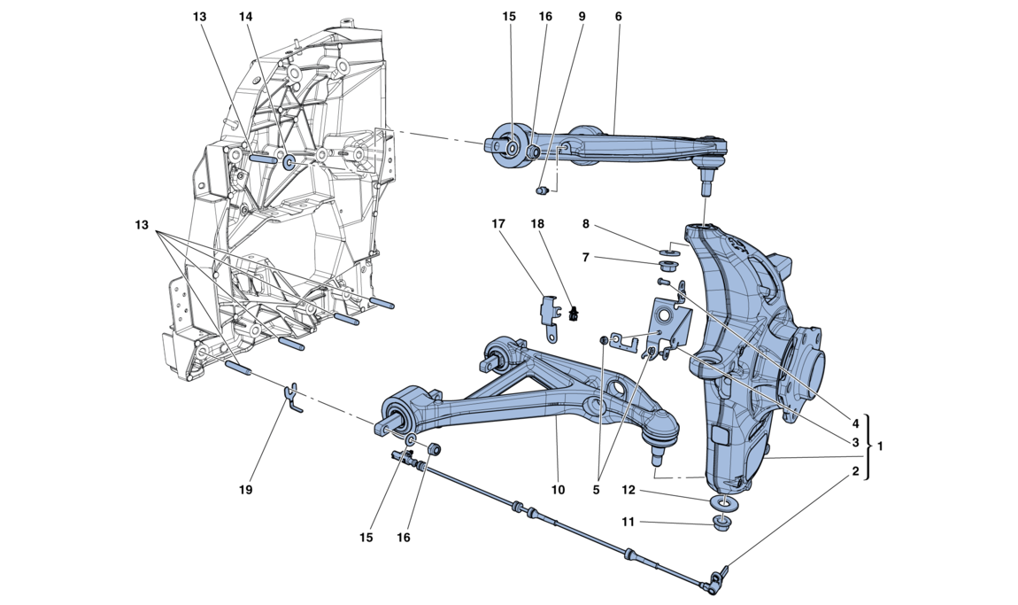 FRONT SUSPENSION - ARMS