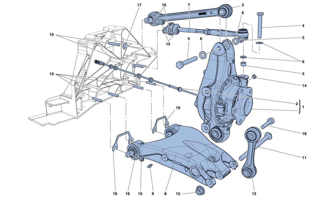 REAR SUSPENSION - ARMS