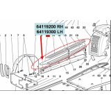 64119200 RH DOOR SILL - F355