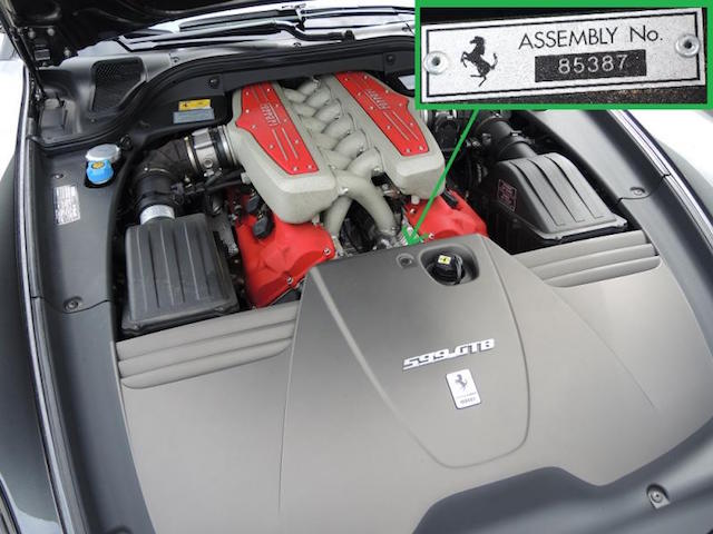 599 Assembly Number 599 Assembly Number